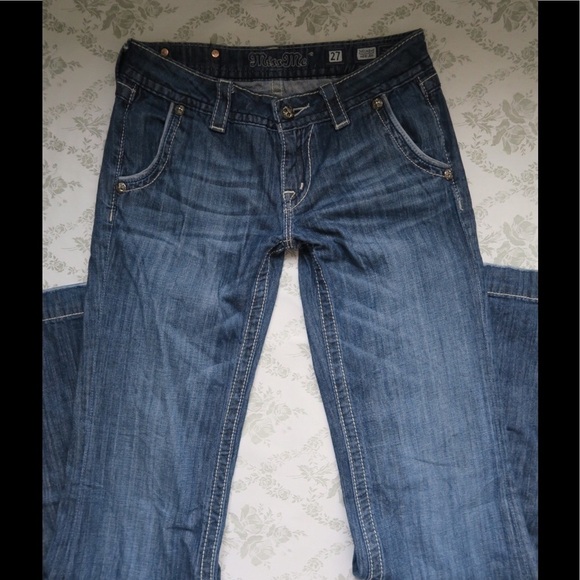 Miss Me jeans sz 27 x 32 wide leg - Picture 3 of 5
